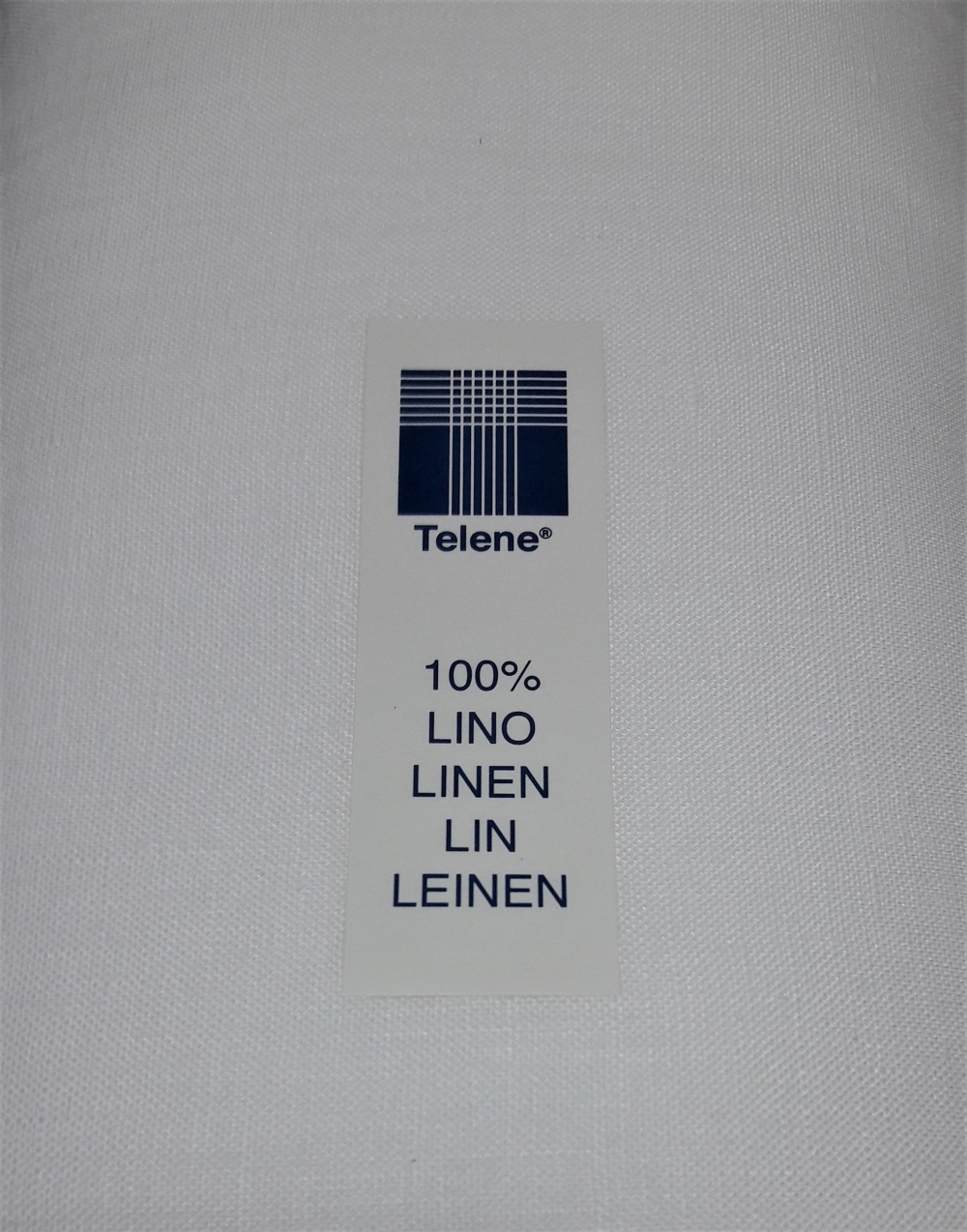 tela di lino 100% bianco altezza 70, 90, 120, 180