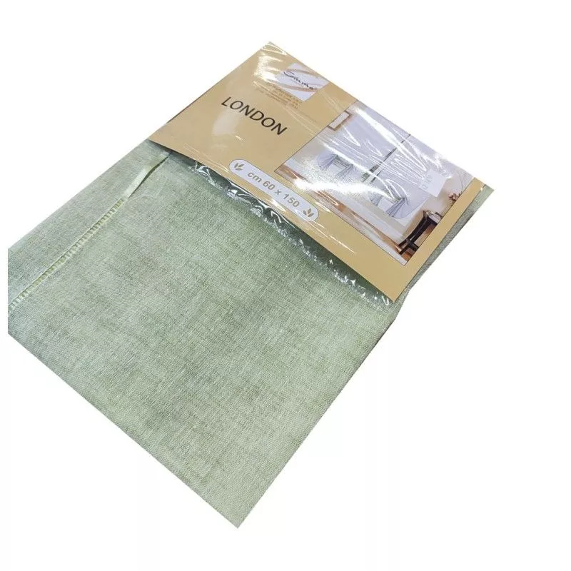 Tenda regolabile con nastrino verde salvia