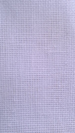 cotone da ricamo 110 fori alt. cm 150 bianco