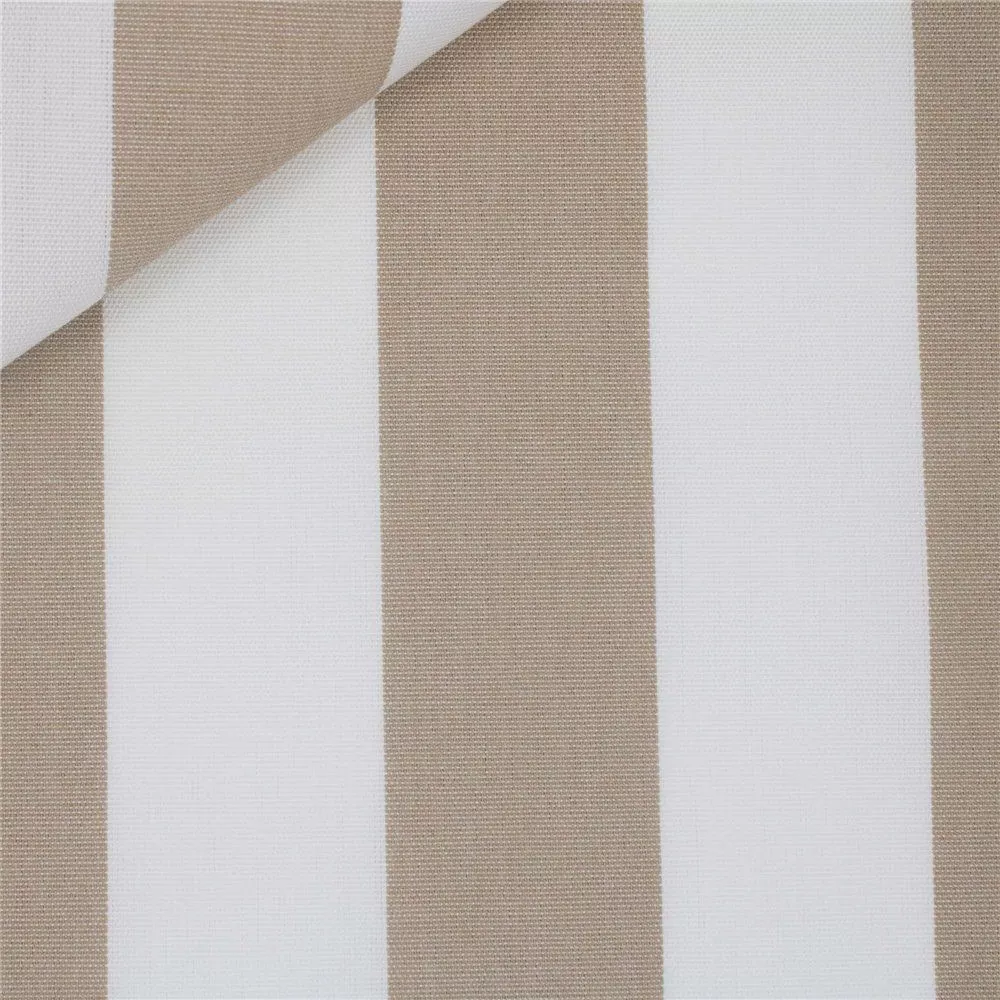 tenda da sole rigato beige