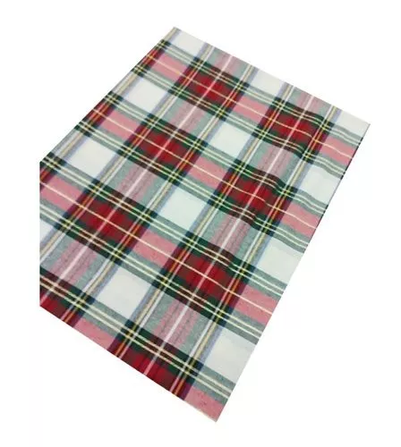 Tovaglia tartan fondo bianco